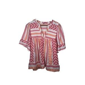 Old Navy Women's Cottagecore V-neck tunic Size L Boho Peasant Festival